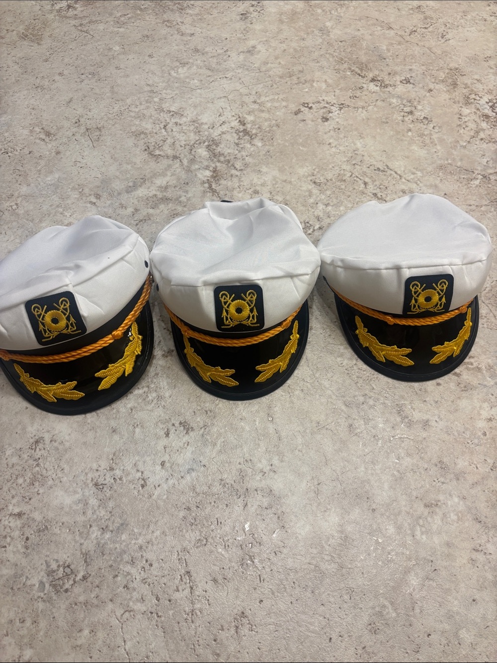 3 Captain Hats- Costume